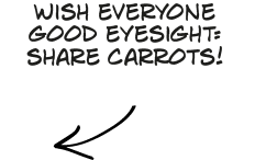 good eyesight carrot